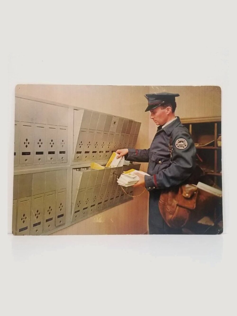 Vintage 1965 SVE “Delivering Mail” Study Print SP-121 | 13” x 18” Wall Art